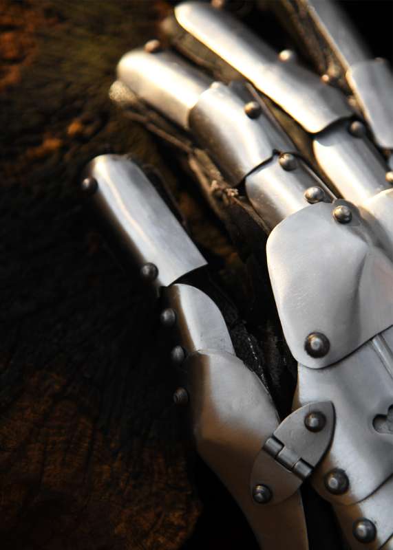 Gothic Gauntlets (pair), steel