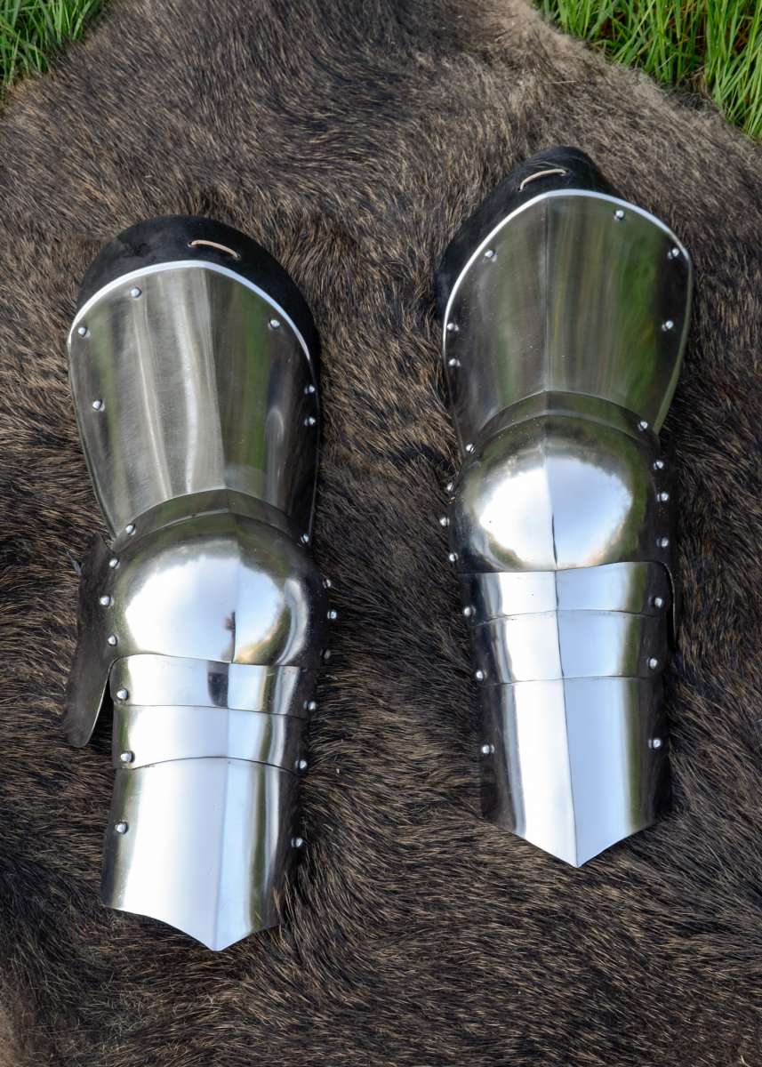 15th C. leg protection, 1.6mm steel