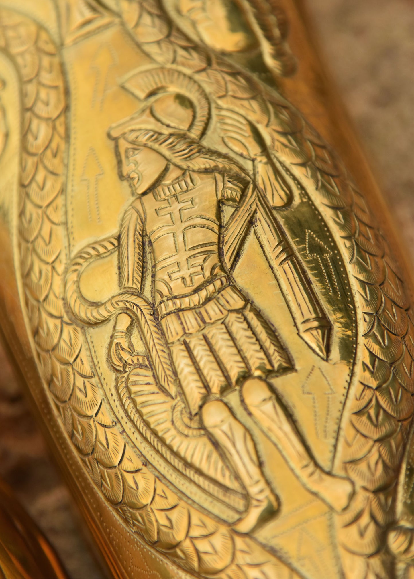 Praetorian Guard Greaves, Brass