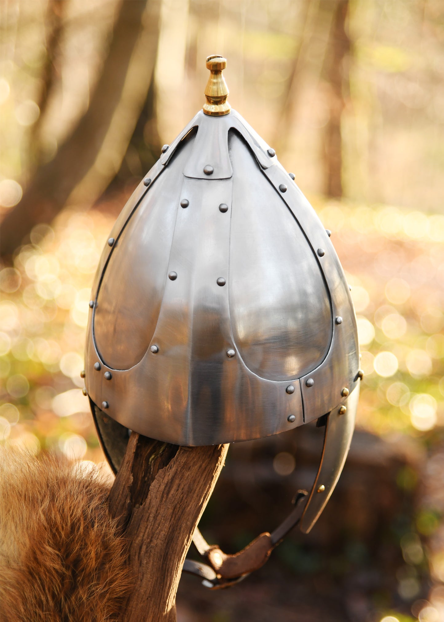 Germanic Spangenhelmet, circa 500 AD, 1.6 mm steel