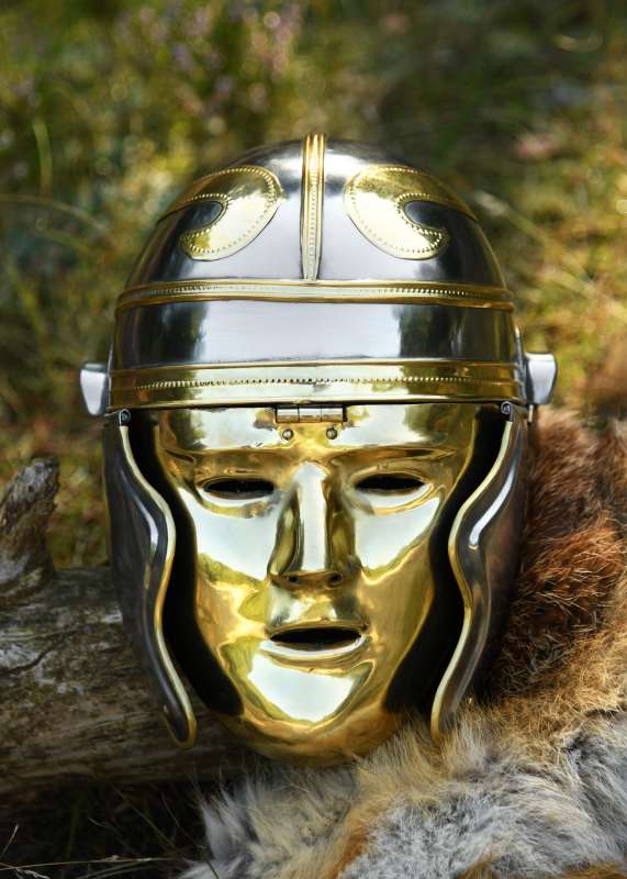 Imperial Gallic 'Face' Helmet, Iron and Brass