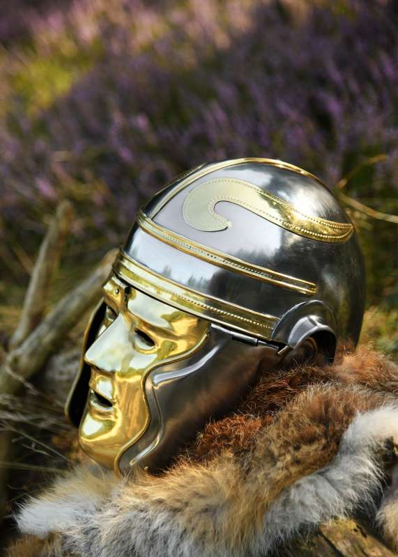 Imperial Gallic 'Face' Helmet, Iron and Brass