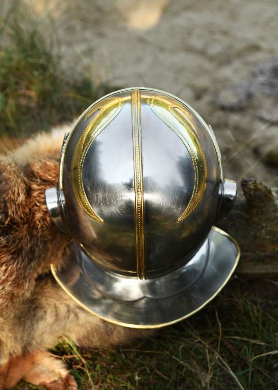Imperial Gallic 'Face' Helmet, Iron and Brass