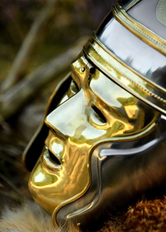 Imperial Gallic 'Face' Helmet, Iron and Brass