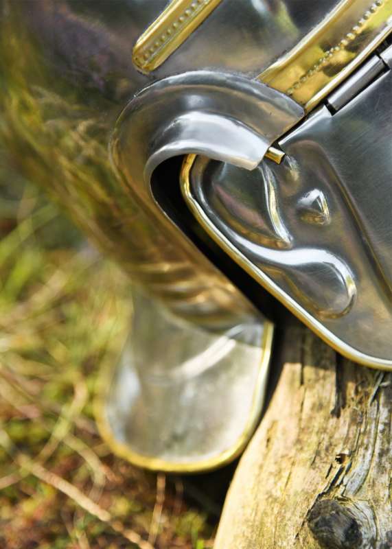Imperial Gallic 'Face' Helmet, Iron and Brass