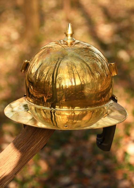 Roman helmet Coolus 'E' Brass
