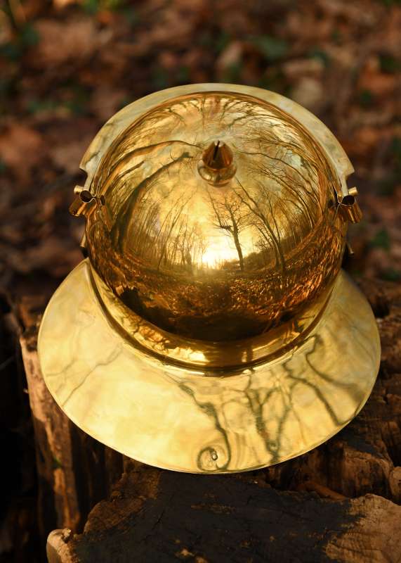 Roman helmet Coolus 'E' Brass