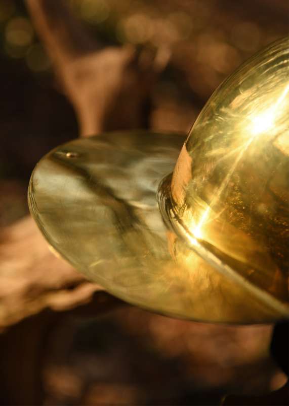 Roman helmet Coolus 'E' Brass