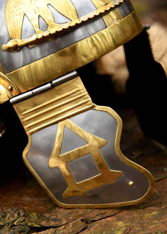 Imperial Italic `D` Type Mainz, steel and brass