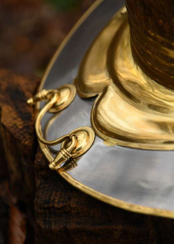 Imperial Italic `D` Type Mainz, steel and brass