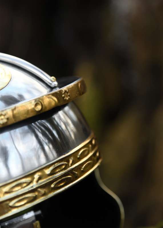 Imperial Italic 'G' (Hebron), steel and brass