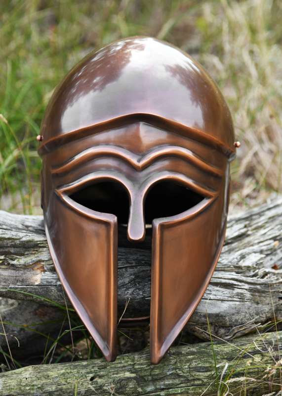 Italo-Corinthian Helmet, Antiqued Steel