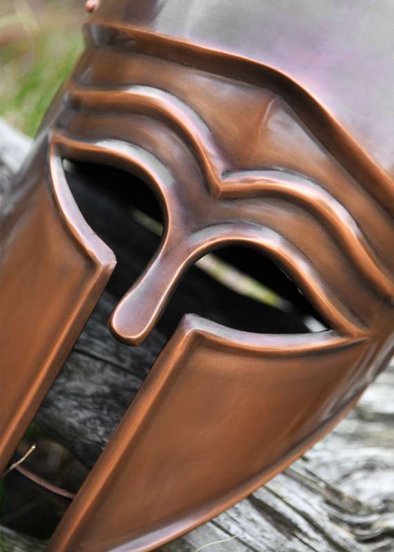 Italo-Corinthian Helmet, Antiqued Steel