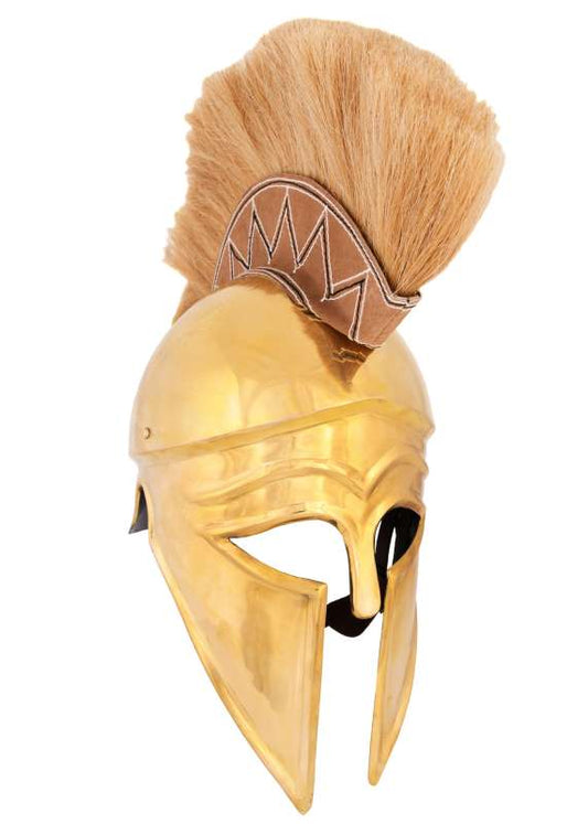Italo-Corinthian Helmet with Plume, 1.3 mm Brass