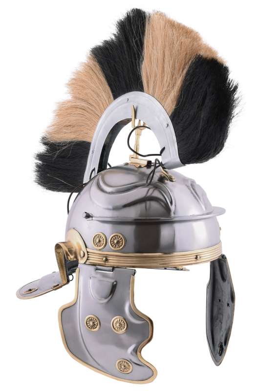Roman Helmet Imperial Gallic -G- Weisenau, Steel, with Crest