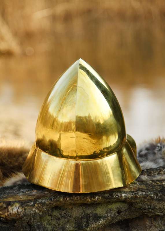 Boeotian Helmet, Greek Helmet, Brass, 4th c. BC