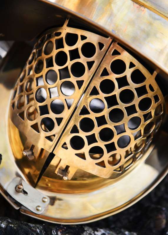 Gladiator Helmet Pompeii, Brass