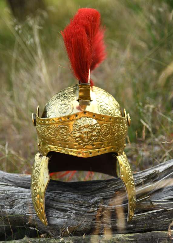 Praetorian Guard Helmet, Brass
