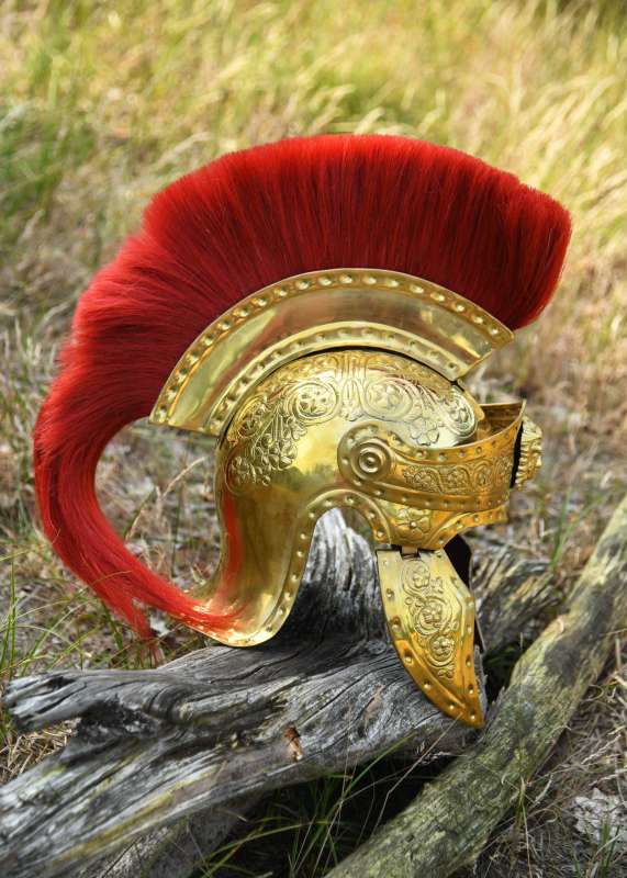 Praetorian Guard Helmet, Brass