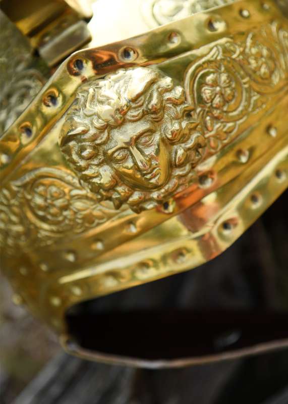 Praetorian Guard Helmet, Brass