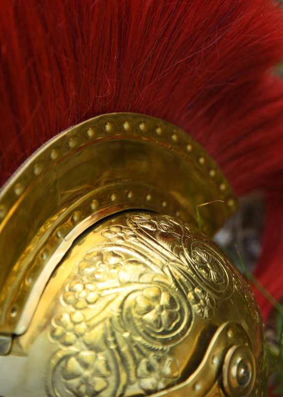 Praetorian Guard Helmet, Brass