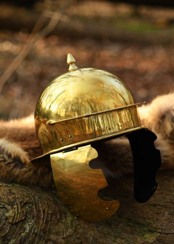 Coolus -D- (Haltern), Roman Helmet, Brass