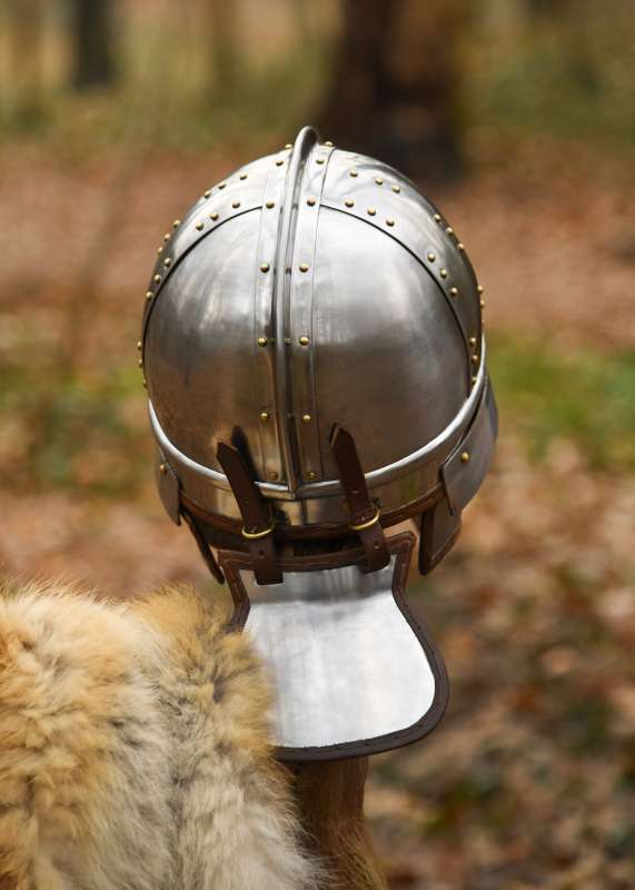 Late Roman Cavalry Helmet (Burg Castle), steel