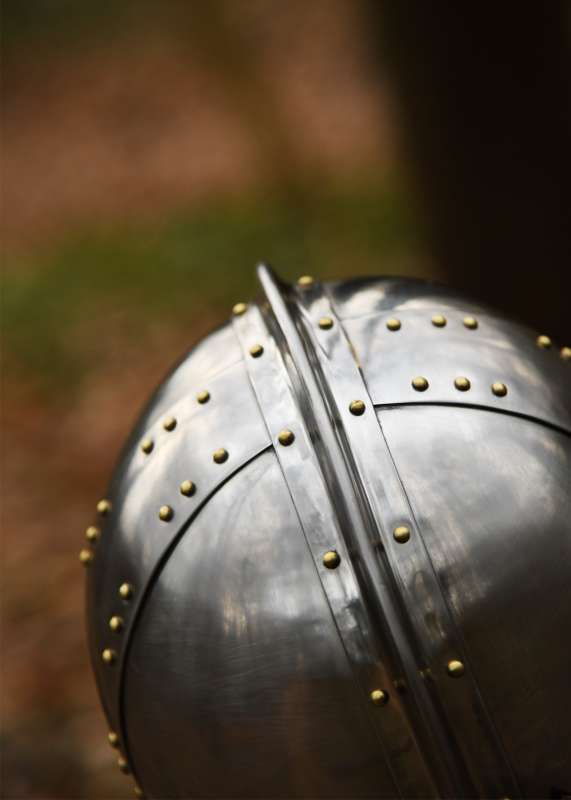 Late Roman Cavalry Helmet (Burg Castle), steel