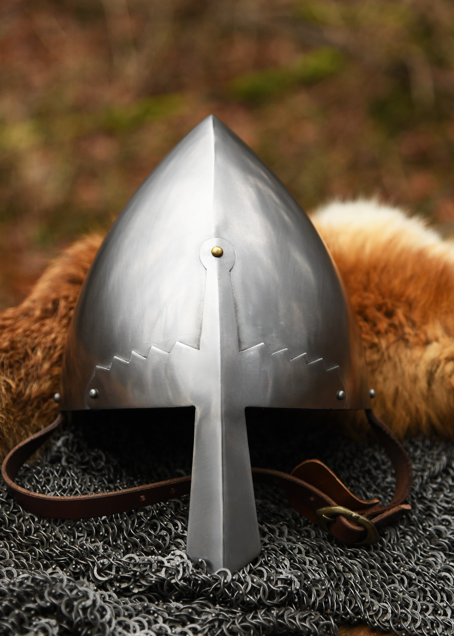 Norman helmet 'St. Wencelas', 1 mm steel