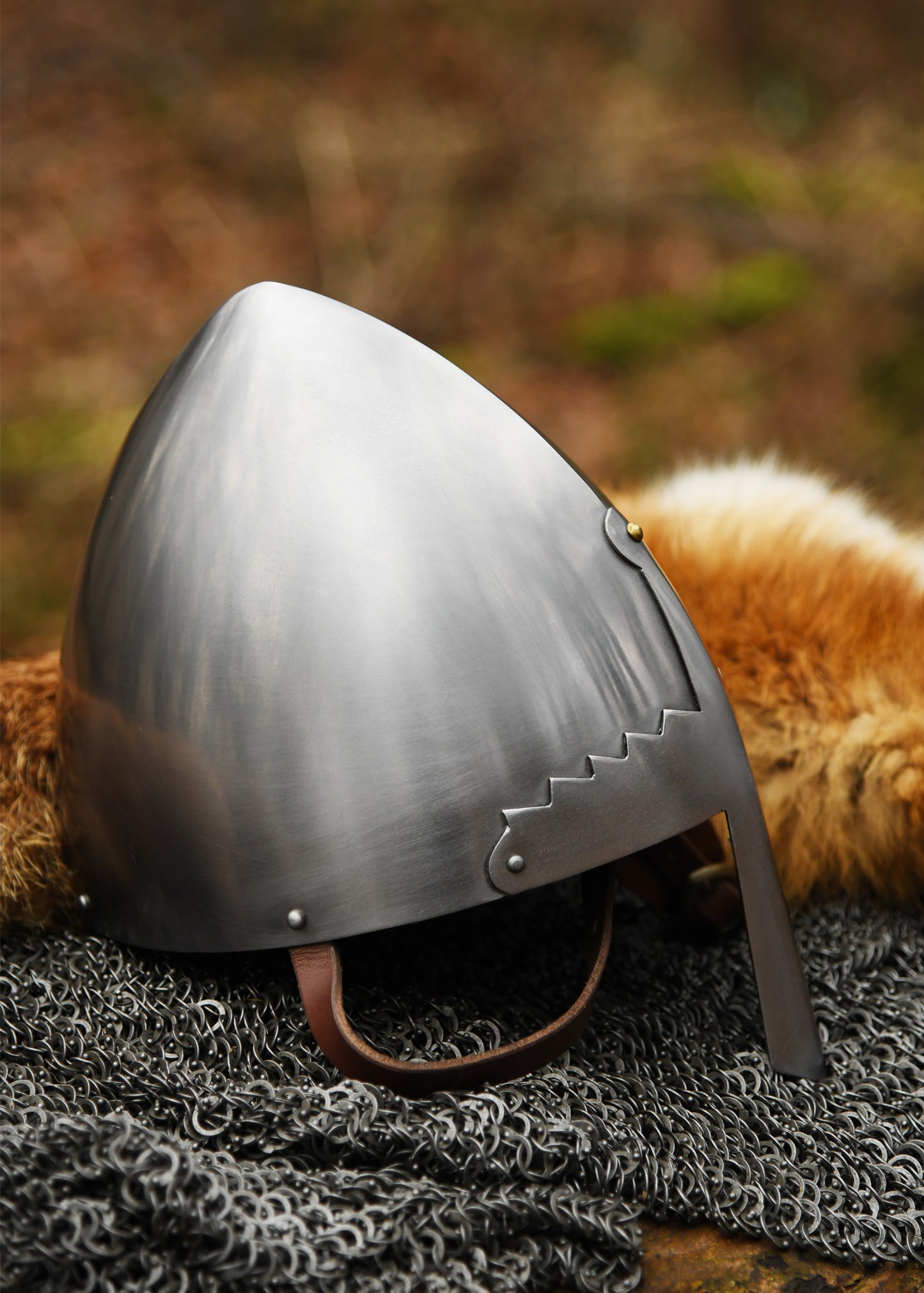 Norman helmet 'St. Wencelas', 1 mm steel