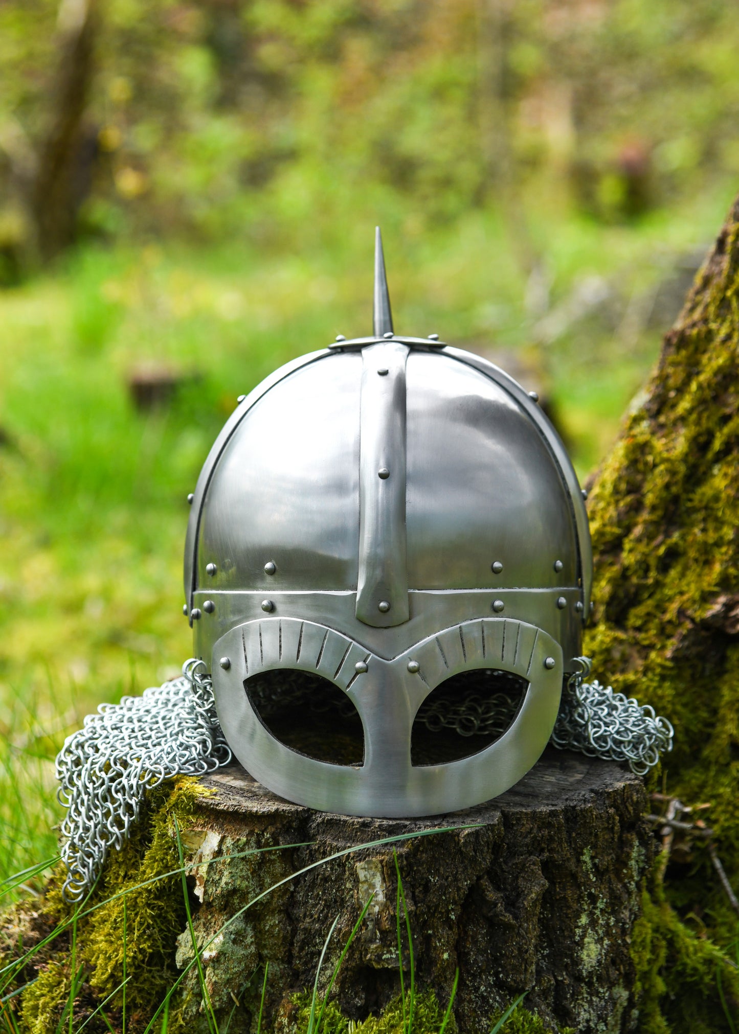 Viking Spectacle Helmet Gjermundbu style, 2 mm steel