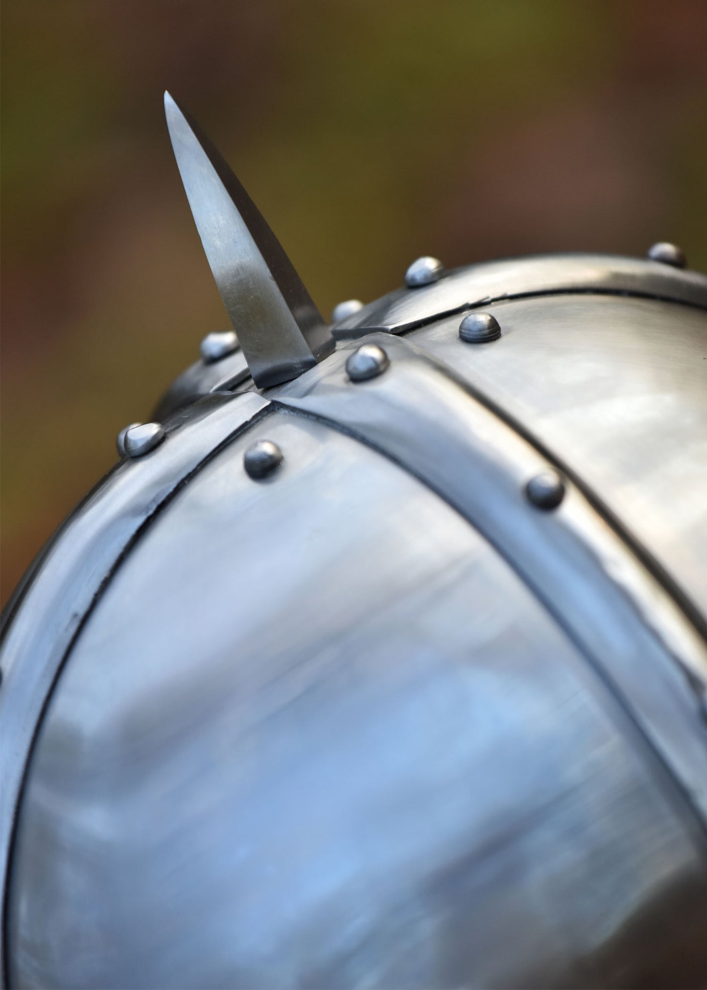 Viking spectical helmet, with aventail, 2 mm steel