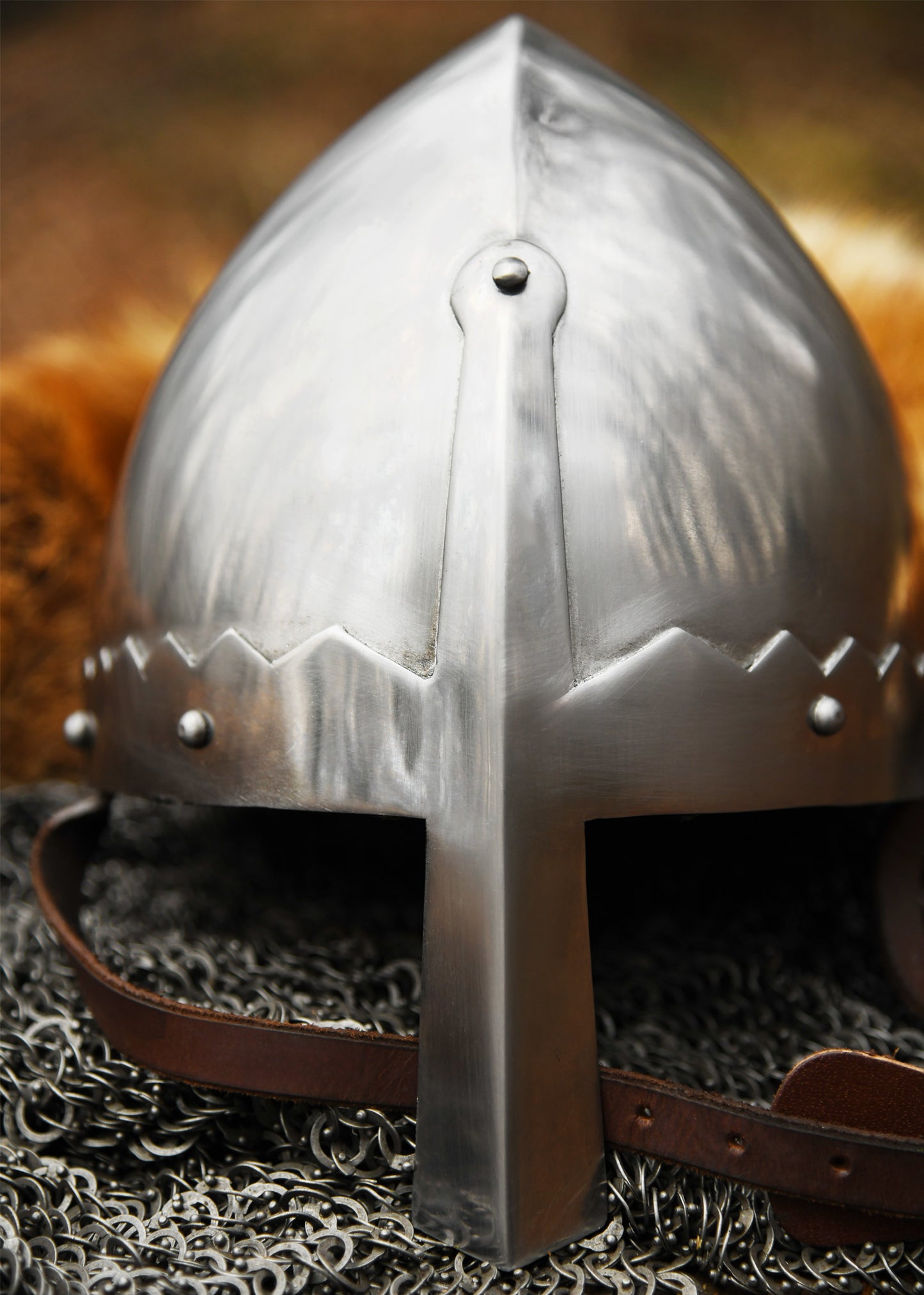 Norman Nasal Helmet, 1.6 mm steel