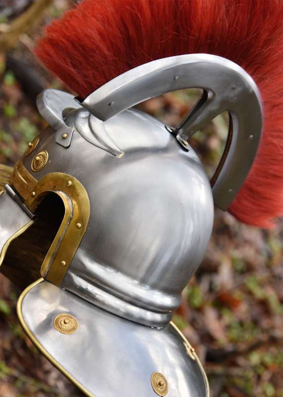 Roman Centurion helmet with plume