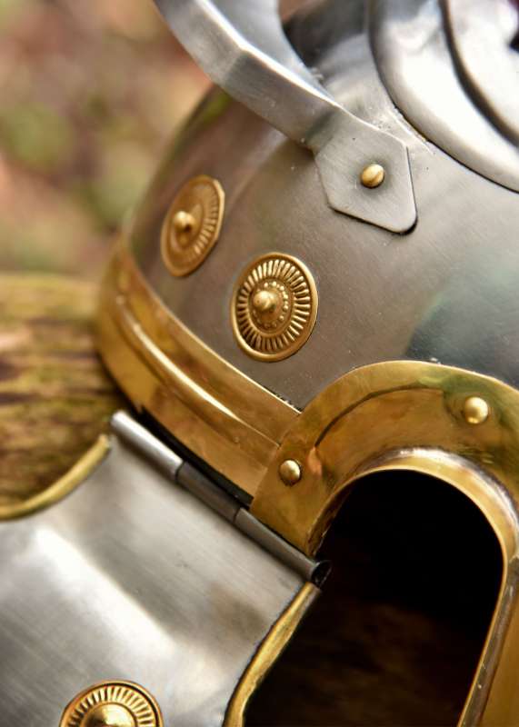 Roman Centurion helmet with plume