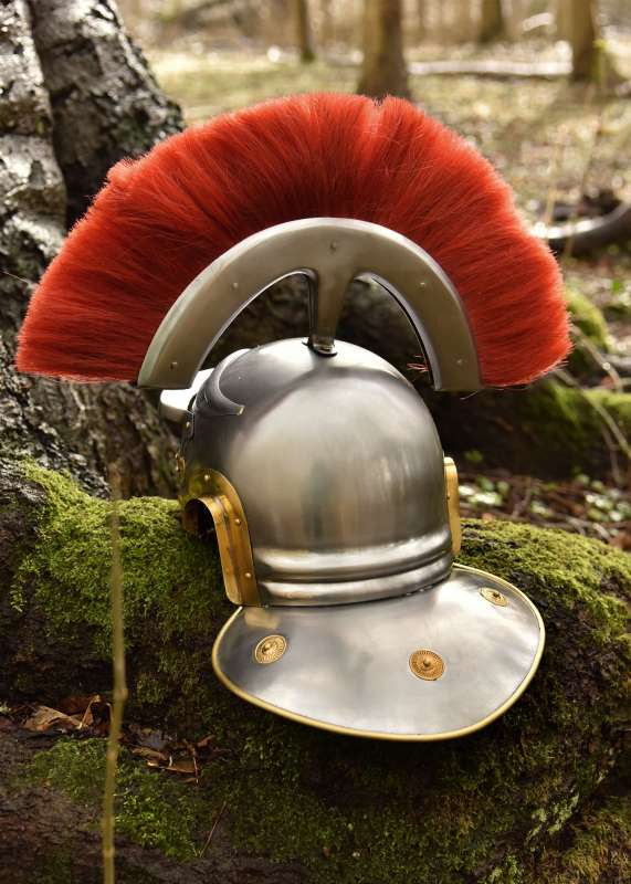 Roman Centurion helmet with plume