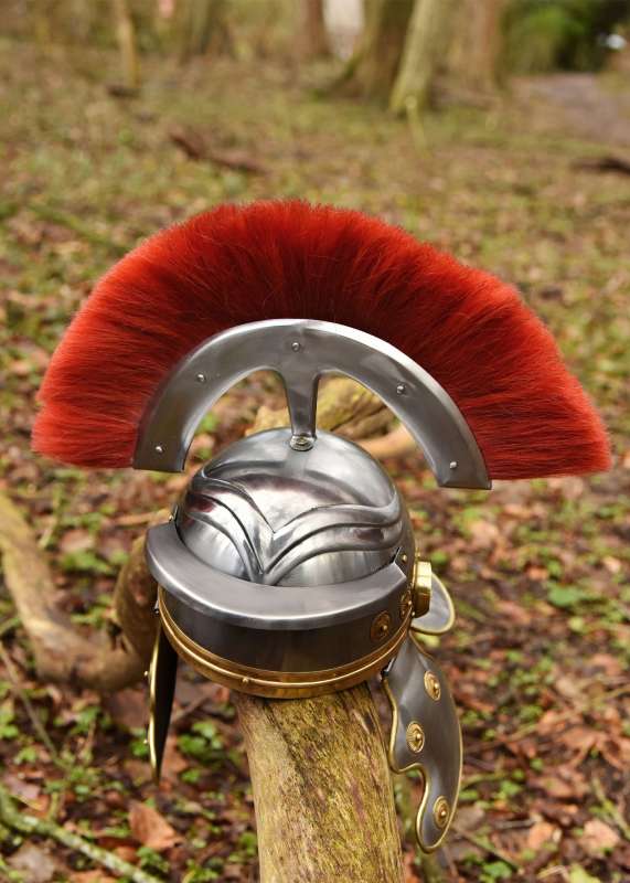 Roman Centurion helmet with plume
