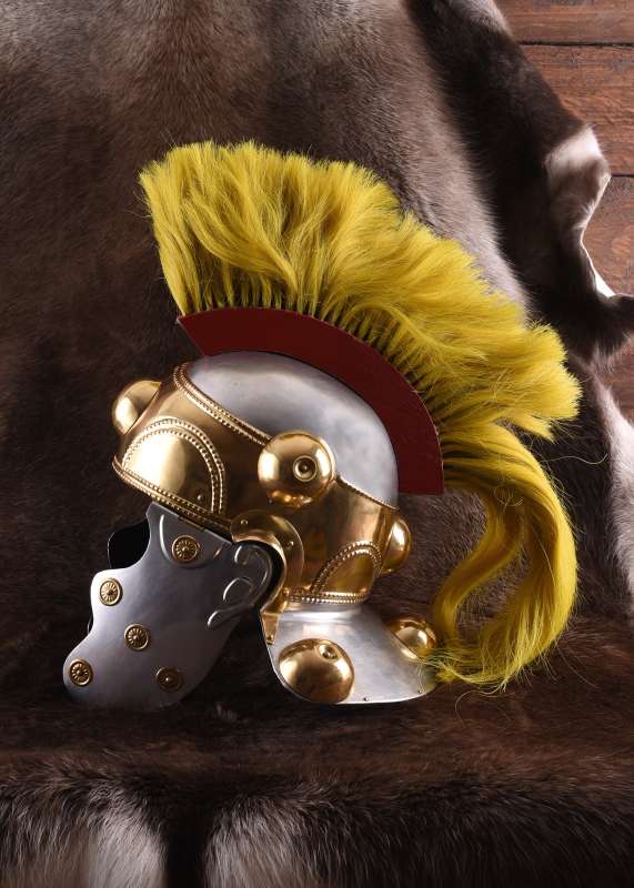 Witcham Gravel Roman Auxiliary Helmet, 1.2 mm Steel