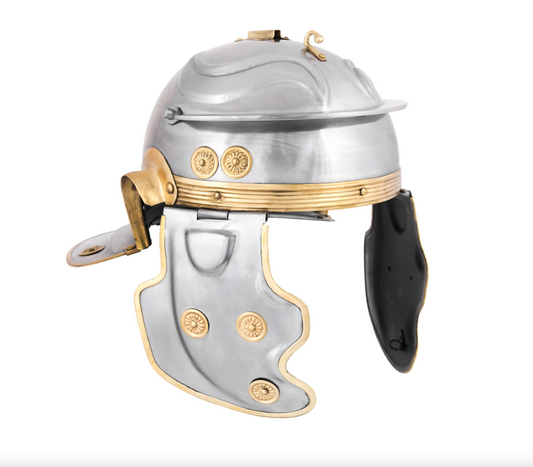 Imperial Gallic “G” Weisenau Roman Helmet – 20 Gauge Steel – Handmade Replica