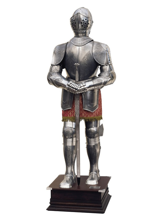 Charles V Knights Armour with acid etching, Marto