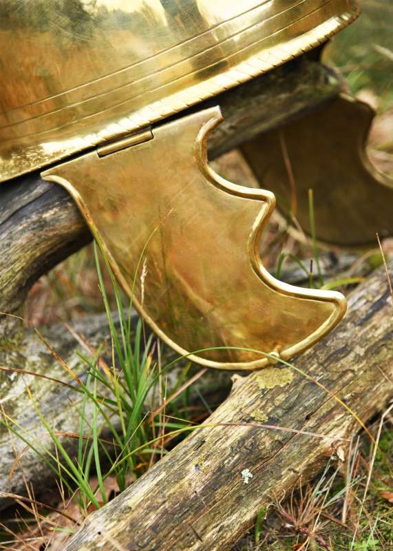 Republican Montefortino helmet, brass, circa 1.2 mm